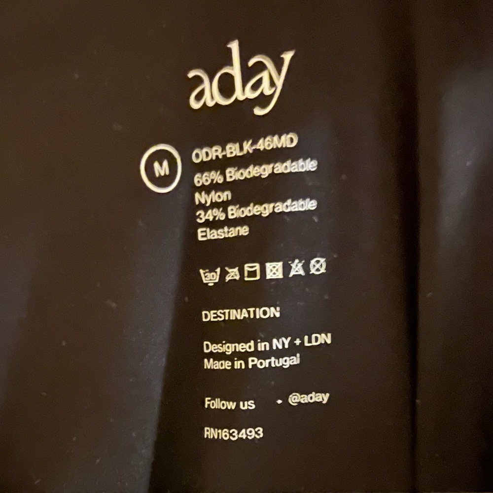 Aday Elegant Black Wrap Dress size medium - Picture 6 of 6